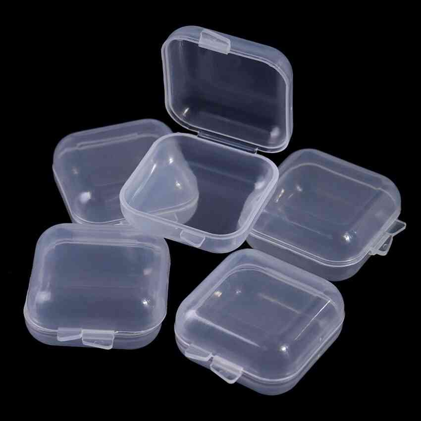 Pill Jewelry Storage Transparent Plastic Small Boxes
