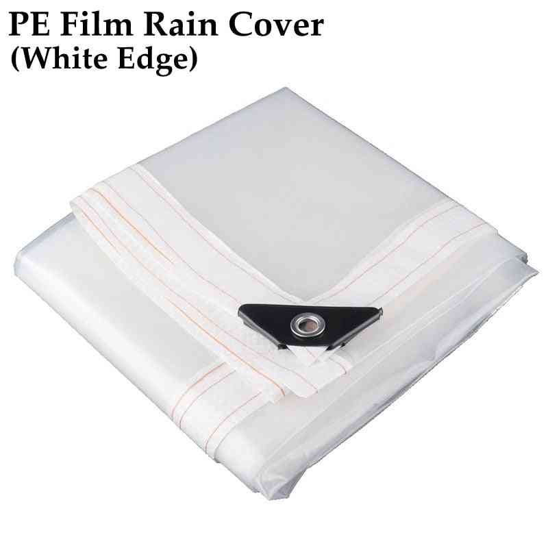 Muovinen pe-kalvo läpinäkyvä pressu sateenkestävä kangas