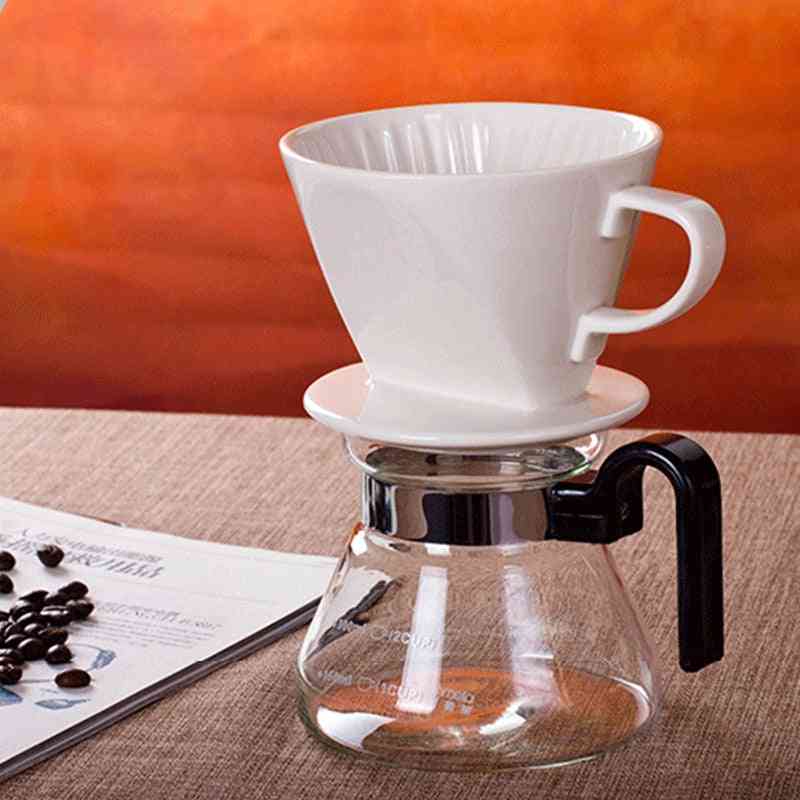 Gjenbrukbar håndbrygget praktisk kaffefilterkopp