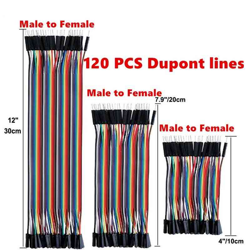 Dupont Wire Jumper 40pin Male To Female Pi 2 3 Ribbon Cables