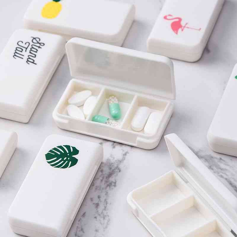 Mini Pill Case Plastic Travel Medicine Box