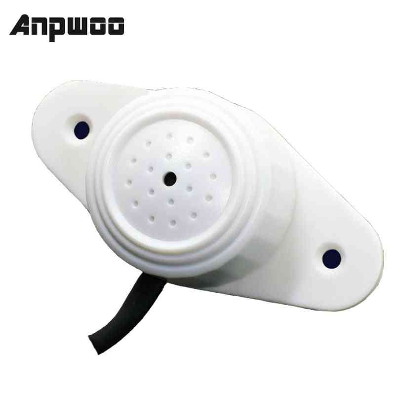 Anpwoo cctv mikrofon lydindgang bred vifte lydoptagelse lydenhed til sikkerhed ahd dvr ip kameraer overvågningsmonitor