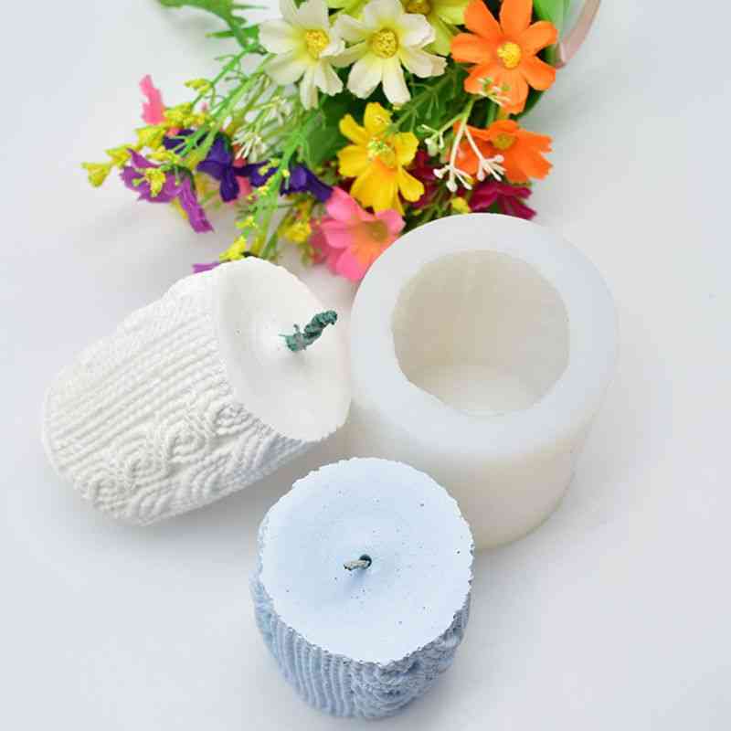 3d Sweater Sleeve Shaped Candle Mold