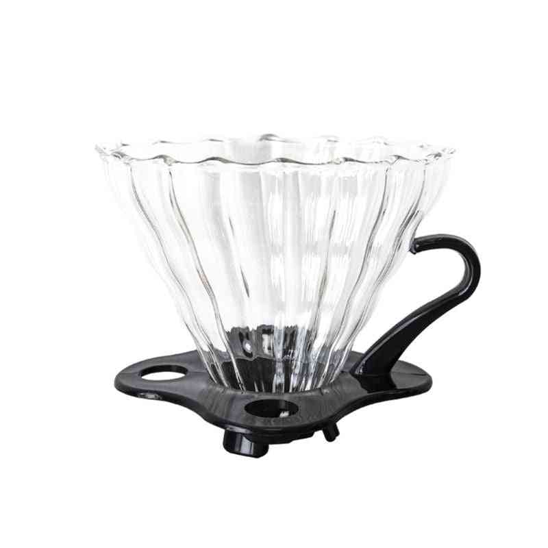 Glass Pour Over Coffee Funnel Dripper Clever Coffee Cone Brewer Filter