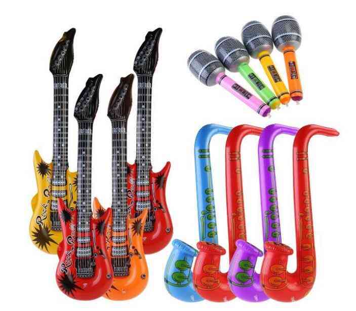 Fancy Instrument Inflatable Guitar Microphone Radio Toy