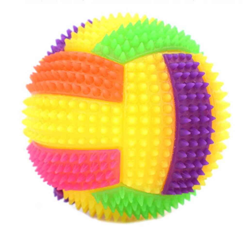 Lemmikkikoira interaktiivinen elastinen lentopallo
