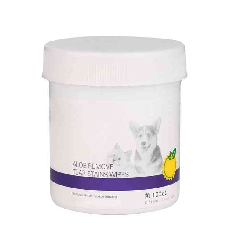 Cat Dog Tear Stain Remover Cleaning Wipes
