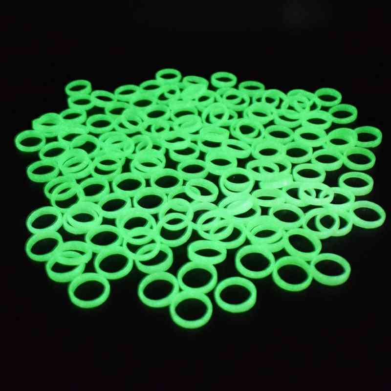 Cute Plastic Glow In The Dark Finger Ring Band