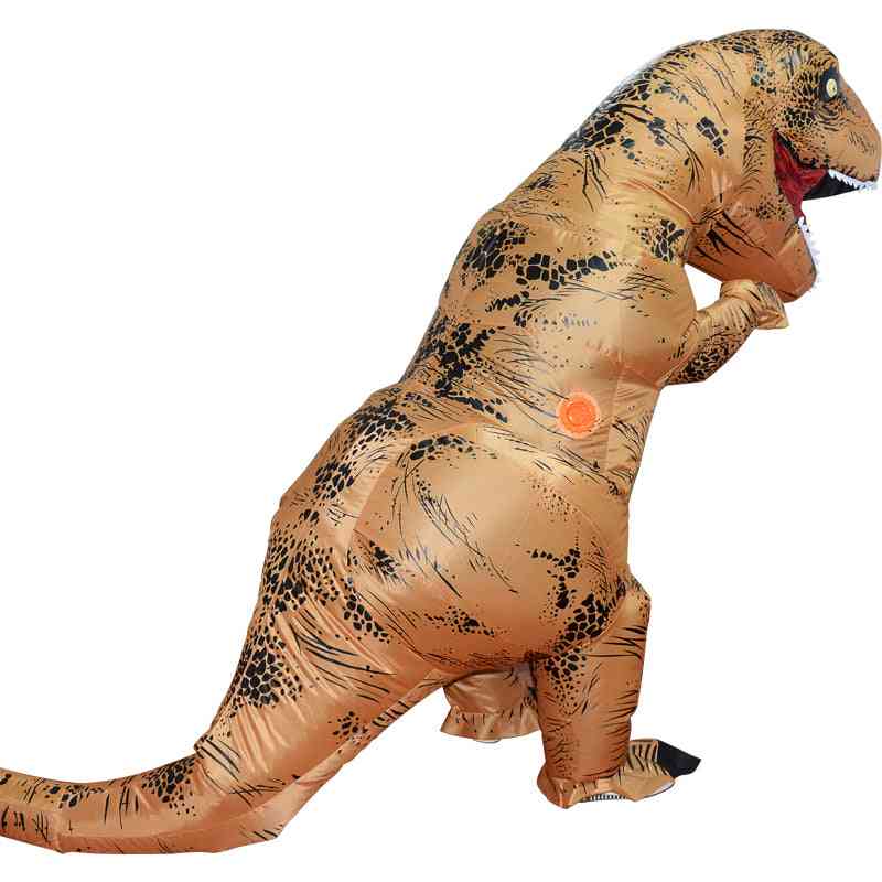 Puhallettava aikuisten t-rex-dinosauruksen puku