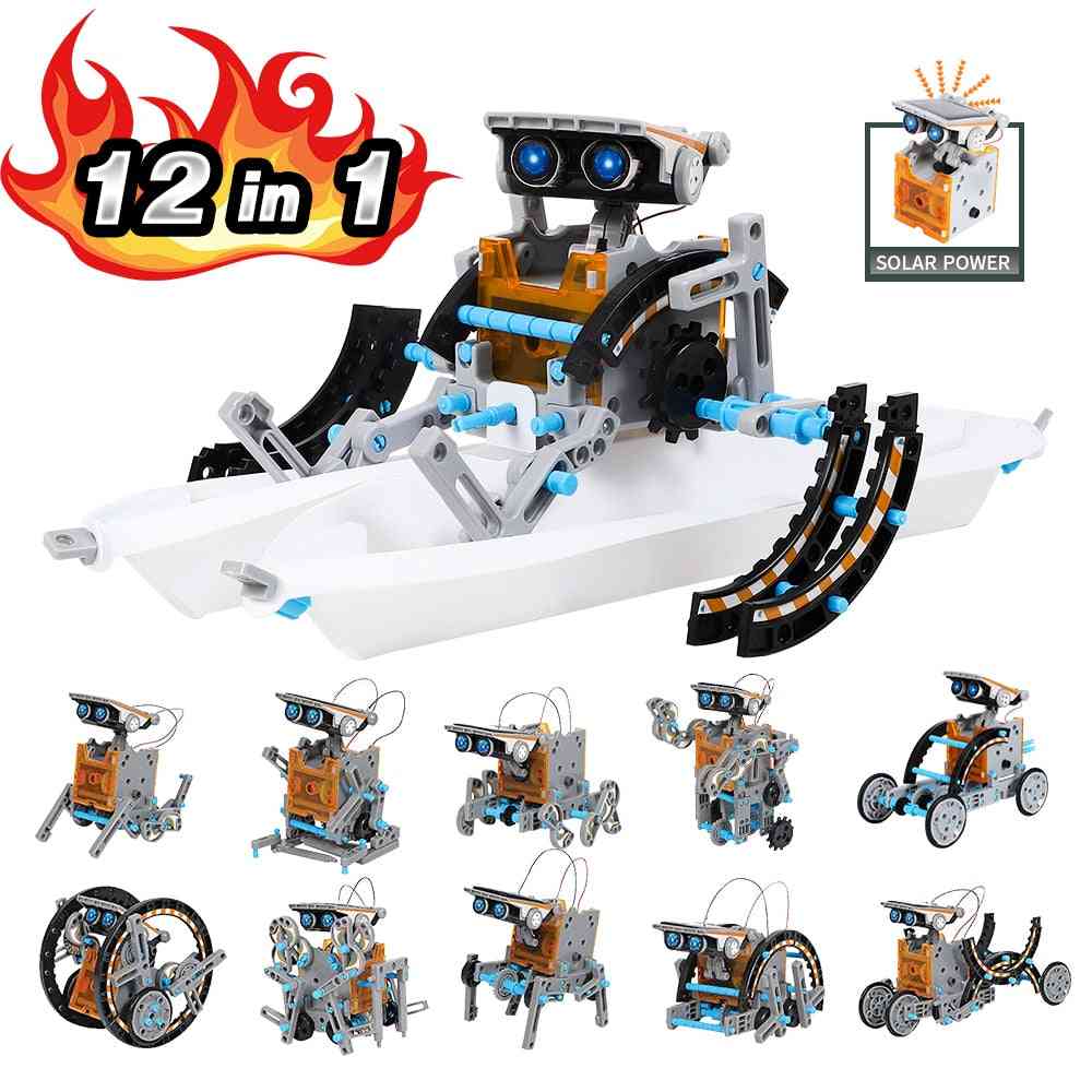 Toys Educational Science Kits Solar Technology Robot Learning Scientific Toy For Suit For 6 812 Years Old