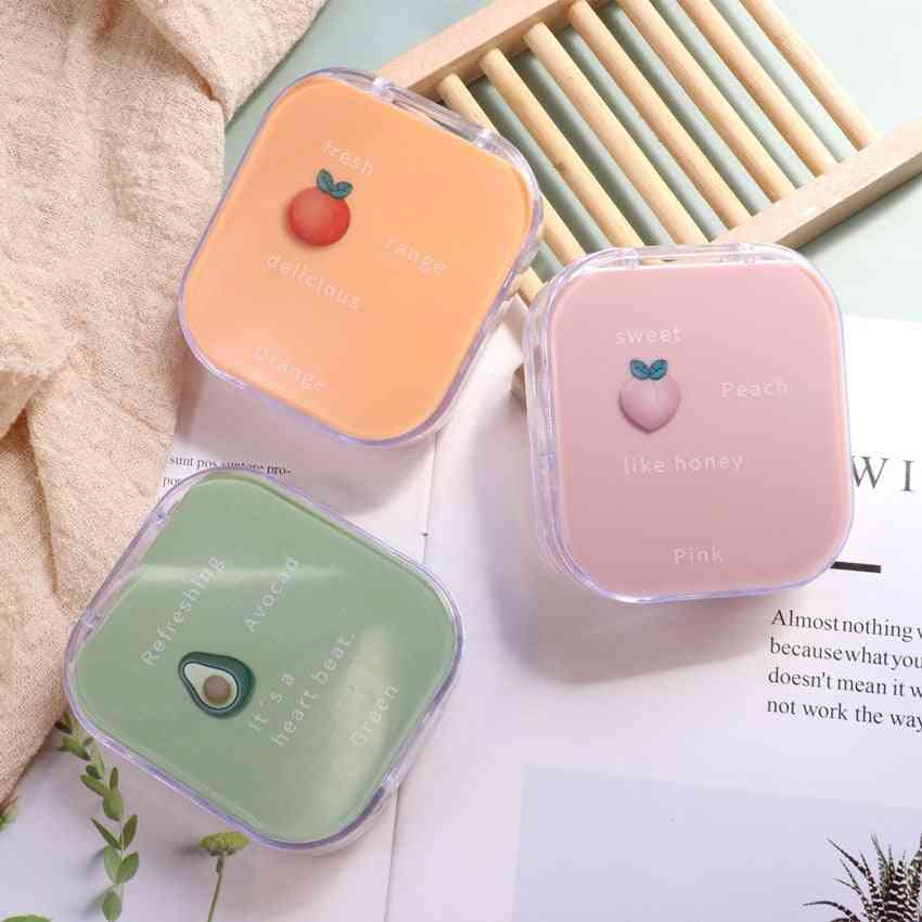 Fruit Style Soak Storage Contact Lens Case Box Holder Container Case