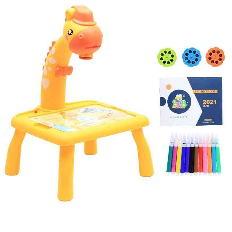Mini Led Projector Art Drawing Table Light Toy