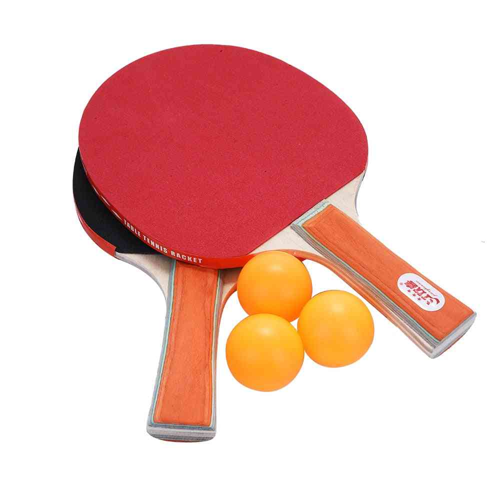 Wood Ping-pong Racket Racquet Pingpong Durable Ping Pong Bat