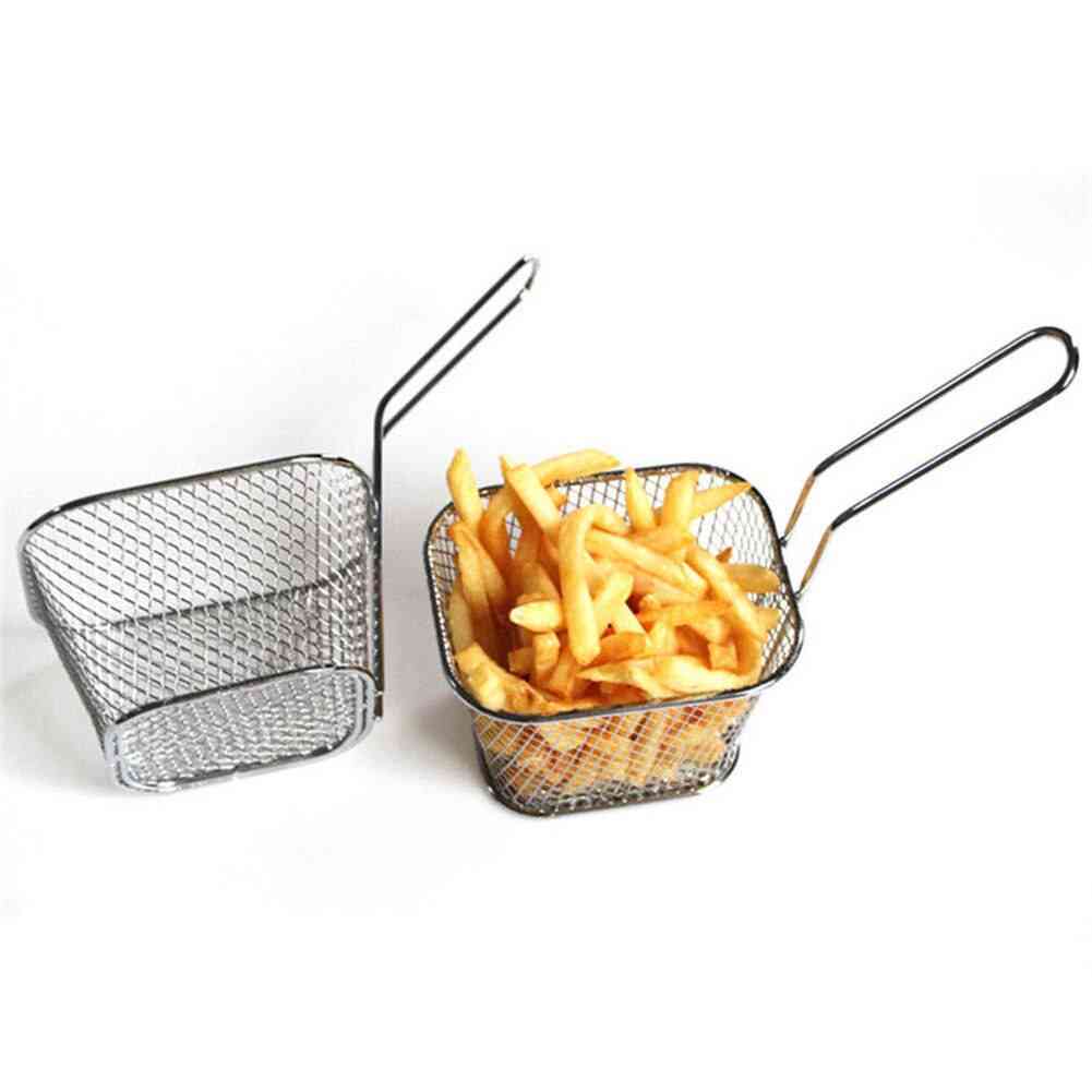 Portable Stainless Steel French Fries Basket