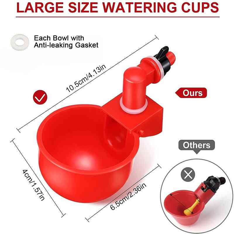 Automatic Chicken Water Cup Bowls And Drinkers