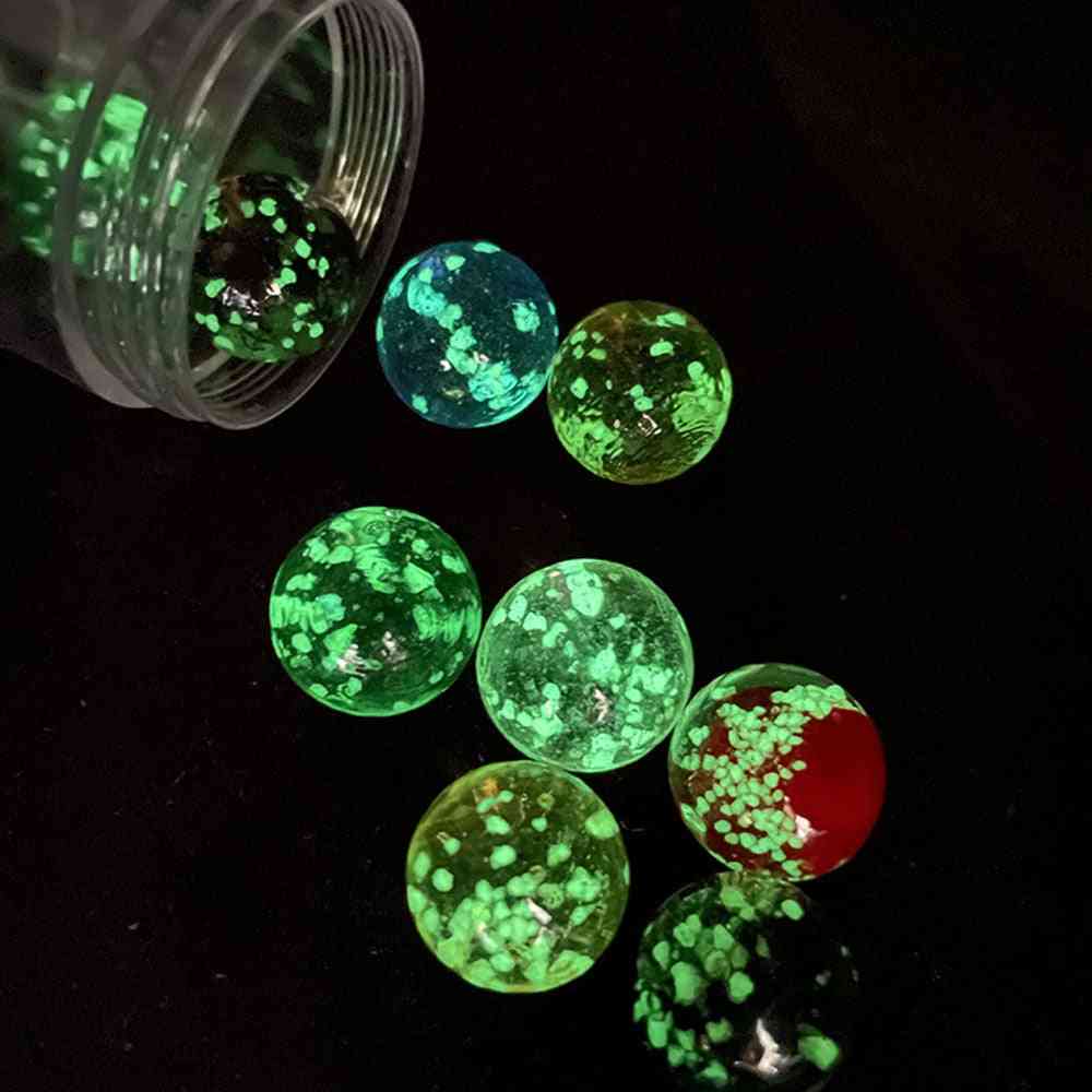 16mm Luminous Glass Ball - Cream Console Game Pinball