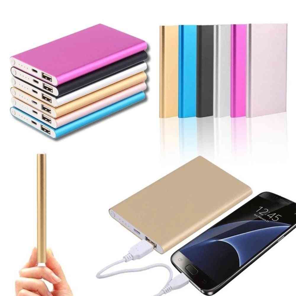 Ultra Thin Portable Power Bank Usb Phone Battery Charger