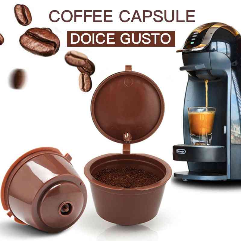 Coffee Filter Capsule Machine Refillable Cafe