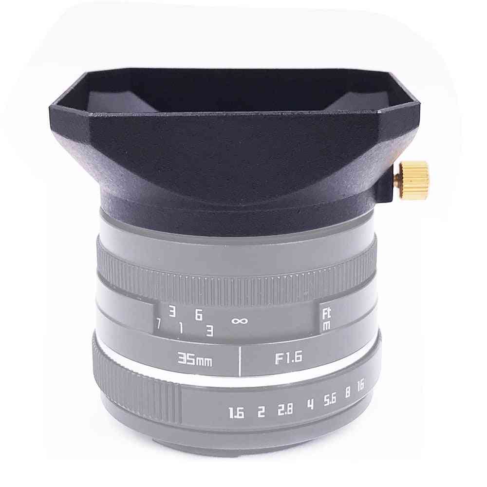 Square Shape Lens Hood For Fuji Nikon Canon Micro Single Camera