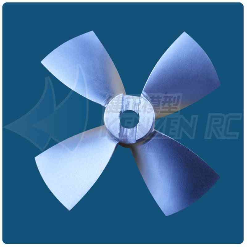 Dia 60mm Pitch 0.8 0.9 1.0 1.1 1.2 Ka Propellers 4 Blades Cnc Aluminum Used For Kort Nozzle Duct Propeller Underwater Thruster