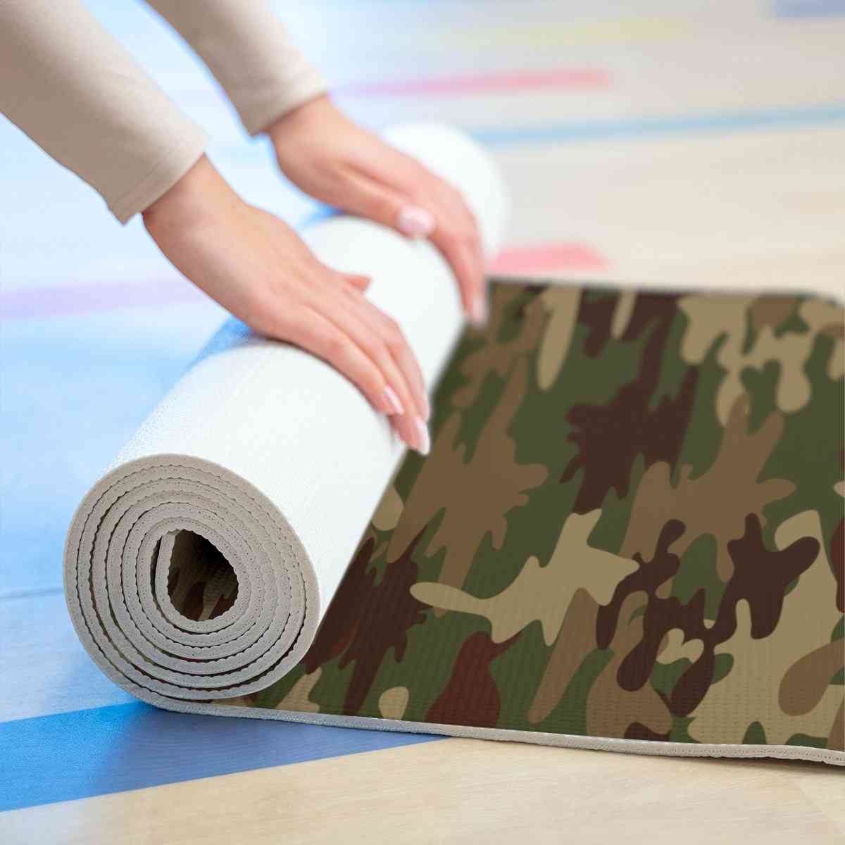 Army Camo Yoga Mat