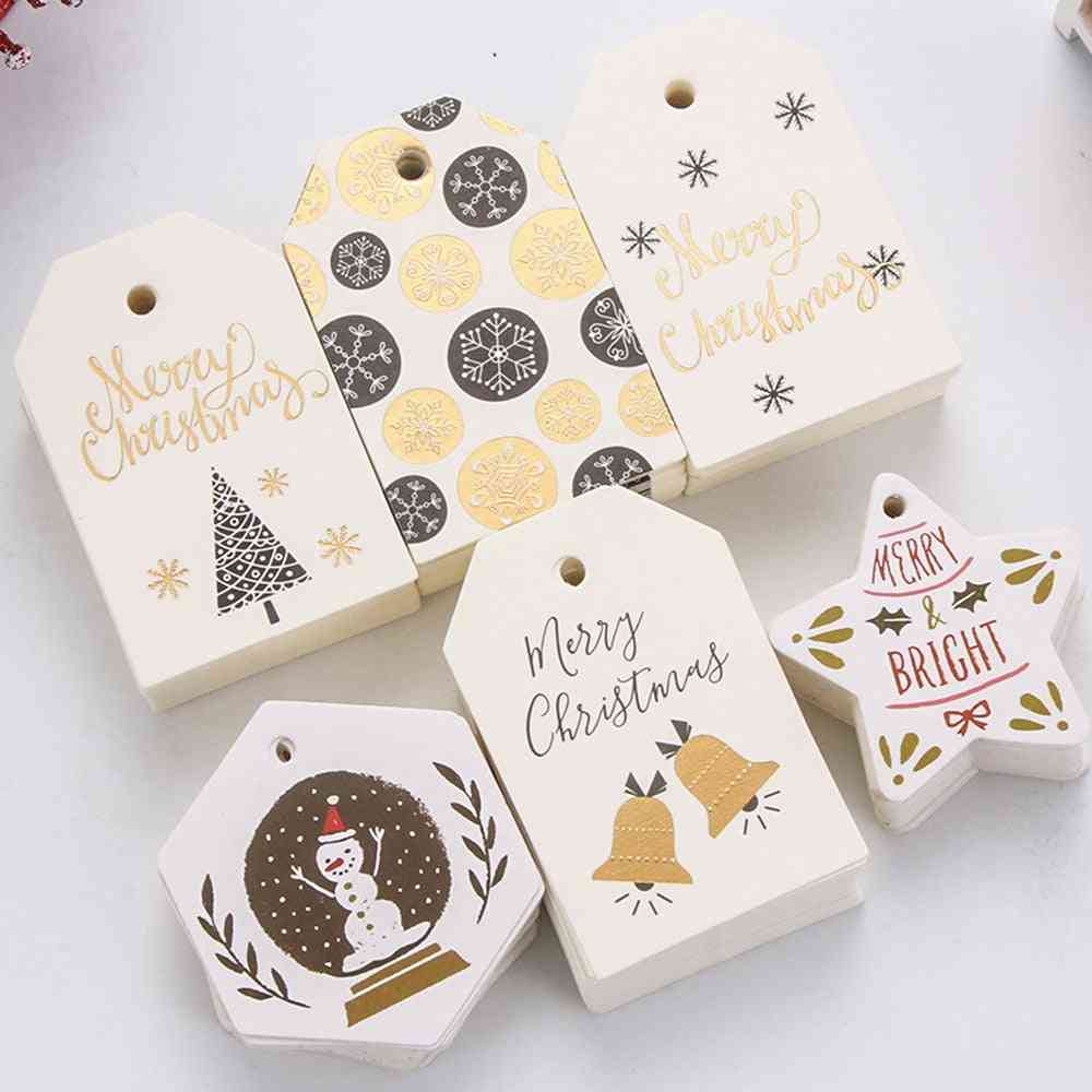 Merry Christmas Tags Labels