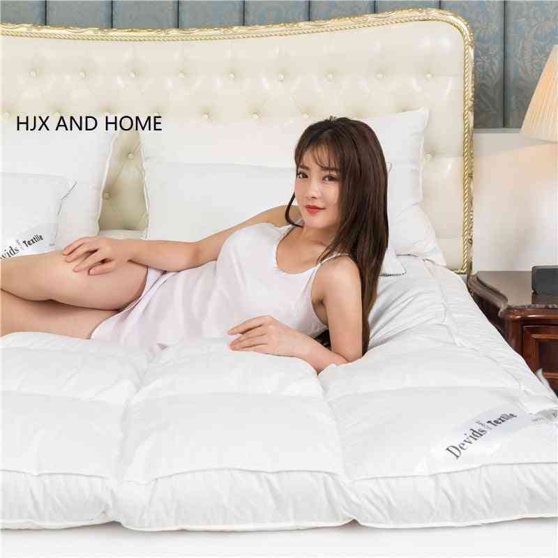 10cm Thick 100% Goose Feather Mattress International Quality Mattresses For Five Star Hotel King Queen Twin Full Size Tatami