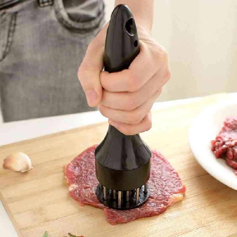 New Kitchen Tools Stainless Steel Meat Tenderizer Needle Meat Hammer