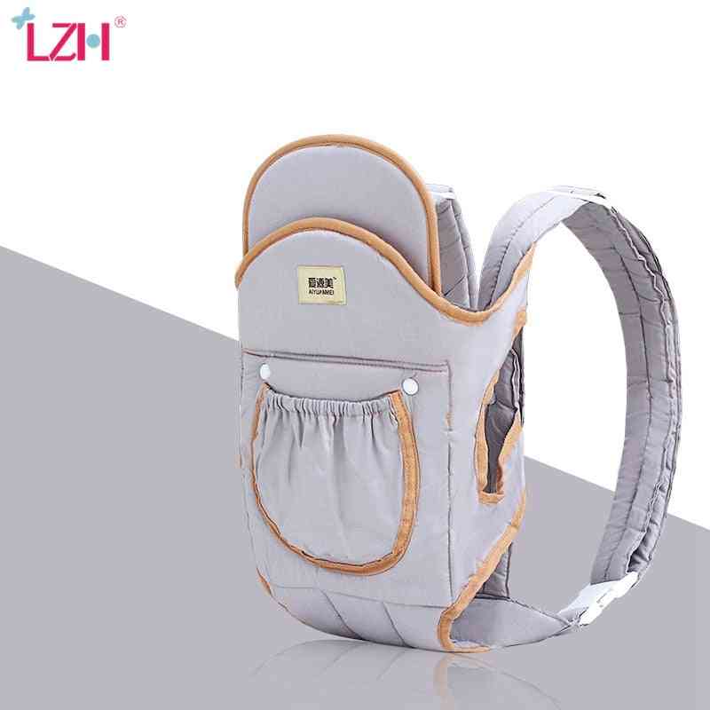 Lzh New Ergonomic Infant Baby Carriers Sling Front Hug Waist Stool Kangaroo Baby Wrap Carrier For Baby Travel 0-36 Months