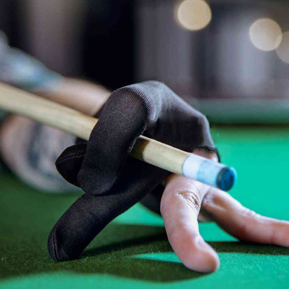 Snookerbiljardhandskar med 3 fingerbroderier