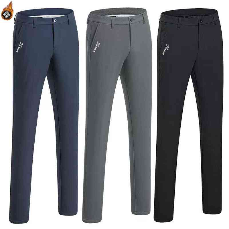 Winter Golf High-quality Plus Velvet Pants Sports And Leisure Outdoor Breathable Warm Pants Anti-pilling Wear-resistant Trousers
