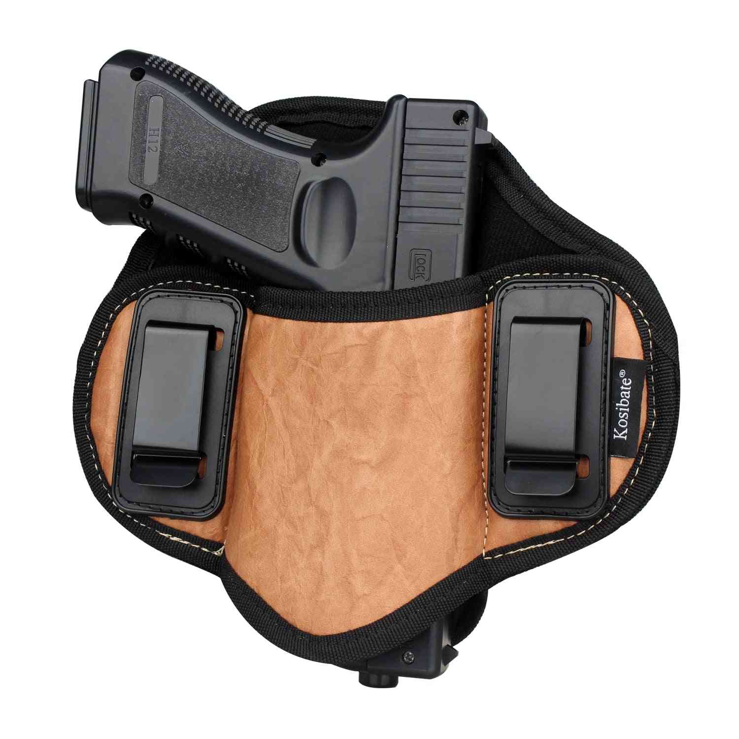 Hunting Holster Pu Leather Concealed For Gun/pistol