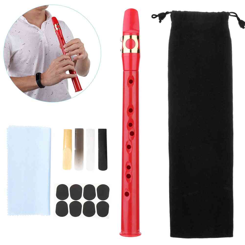 8-hole Pocket Mini Portable Saxophone With Carrying Bag