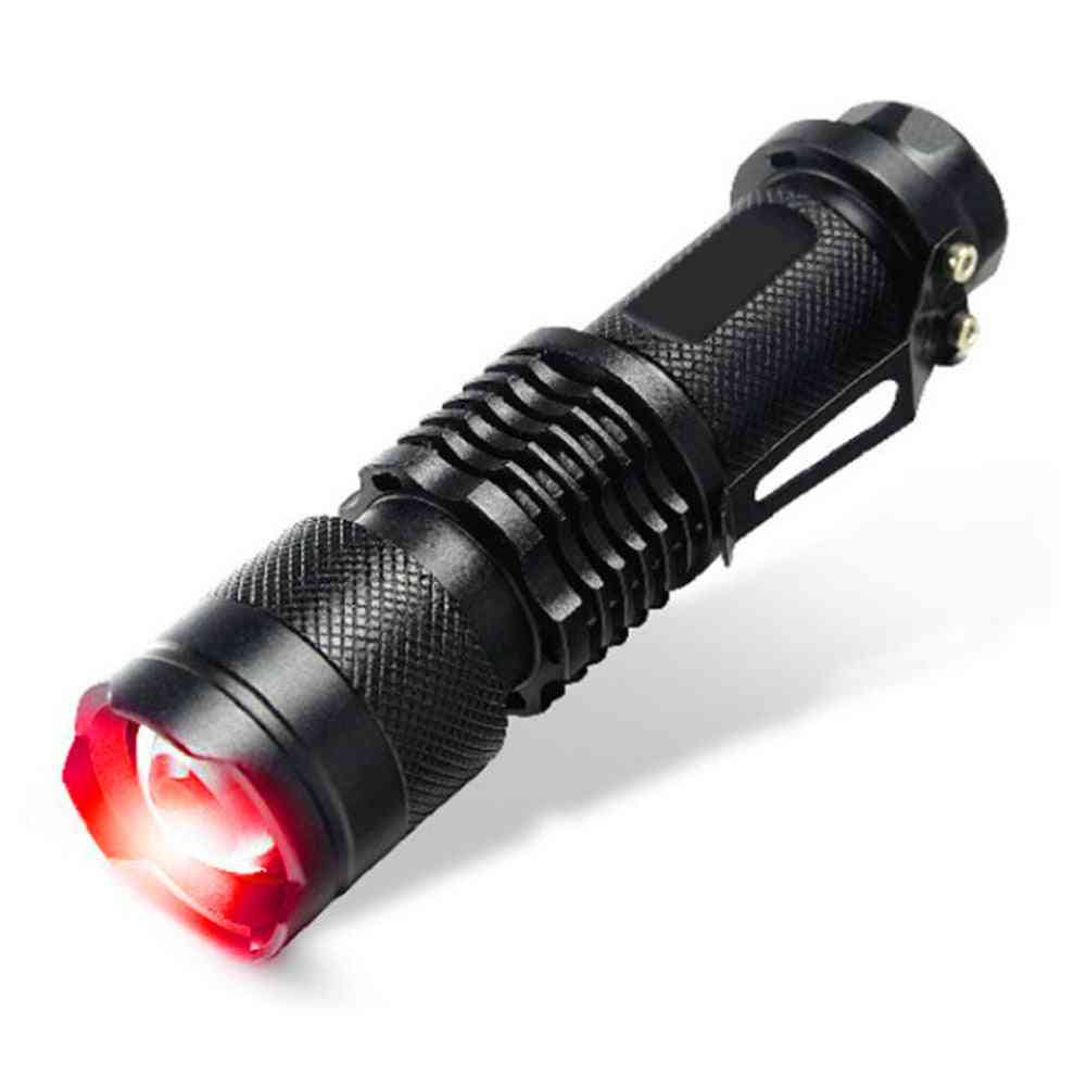 850nm Led Aluminium Alloy Infrared Rotating Zoomable Flashlight Battery Powered Ir Night Vision Outdoor Camping Hunting Torch