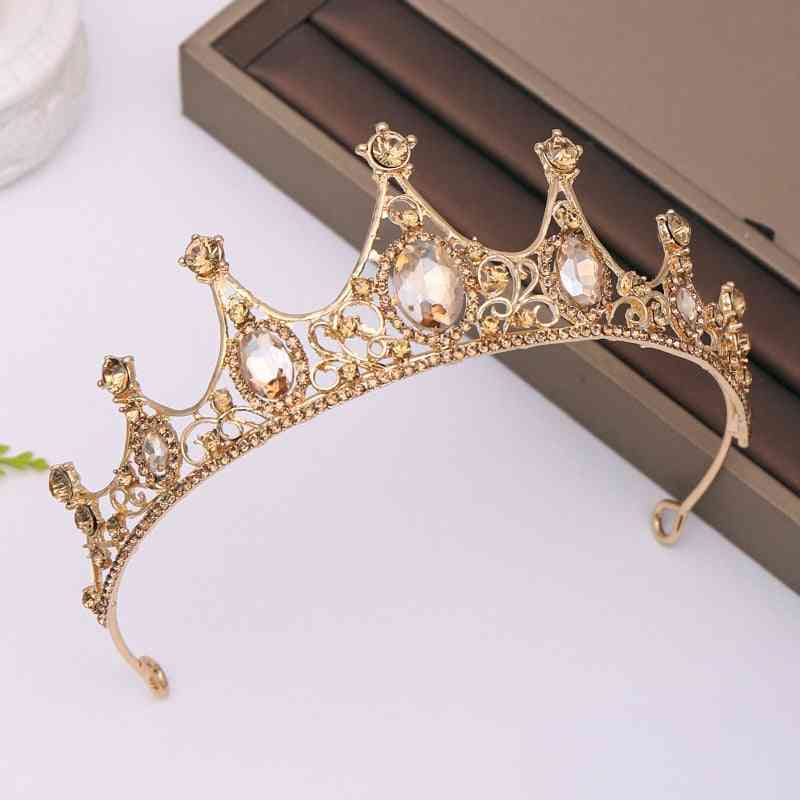 Champagne Wedding Crown Hair Accessories