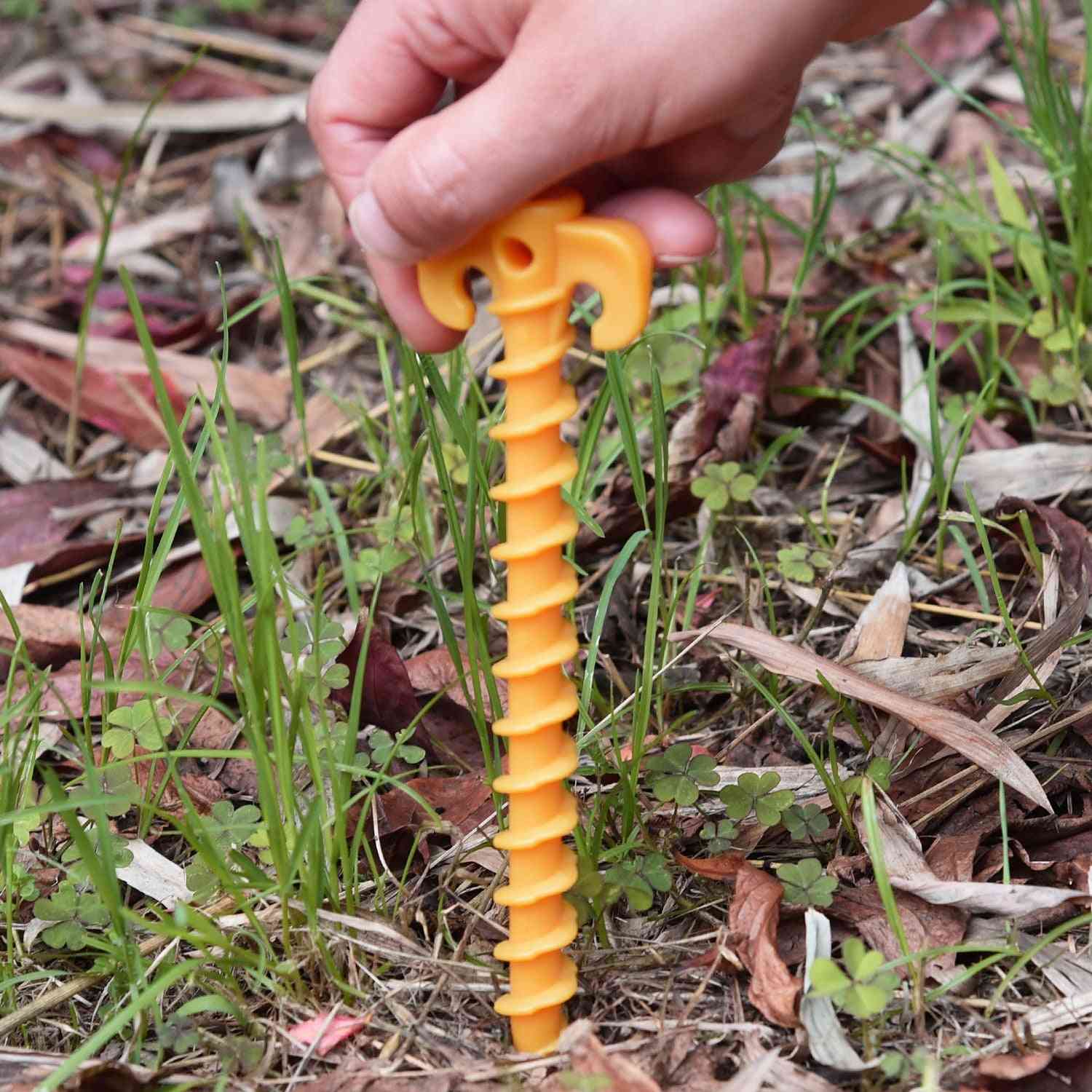 Plastic Camping Tent Hook Stakes