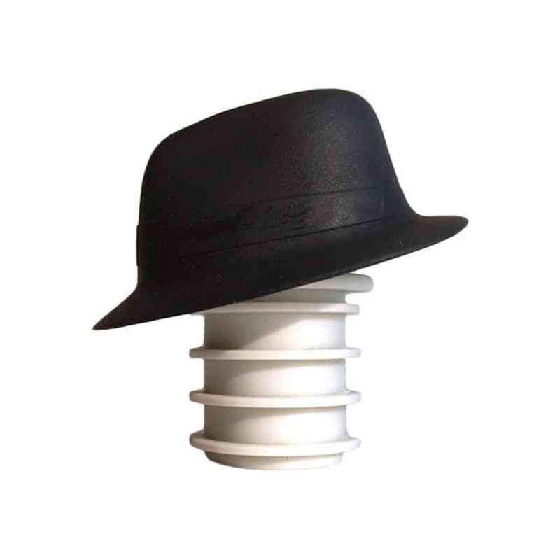 Silicone Cowboy Hat Shaped Wine Stopper Cork