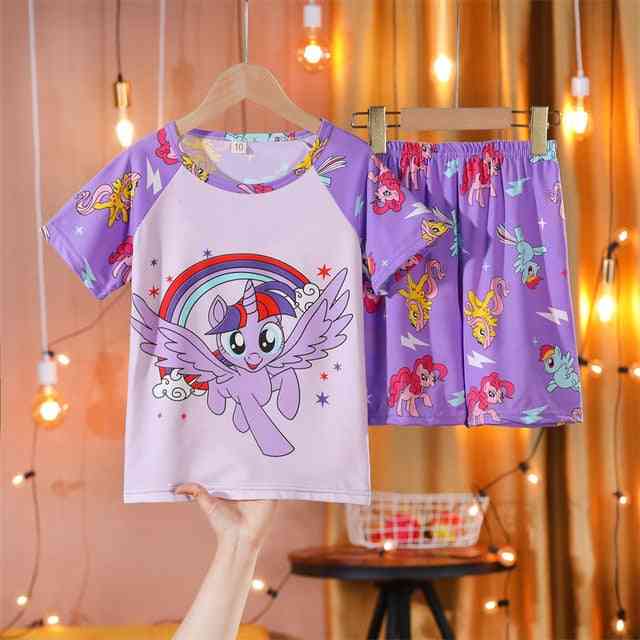 Cartoon Cute Princess Home Service Pajamas Set