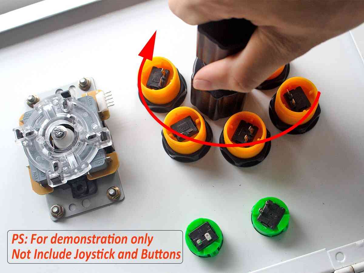 Enkelt og praktisk skruenøgleværktøj til montering af knapper