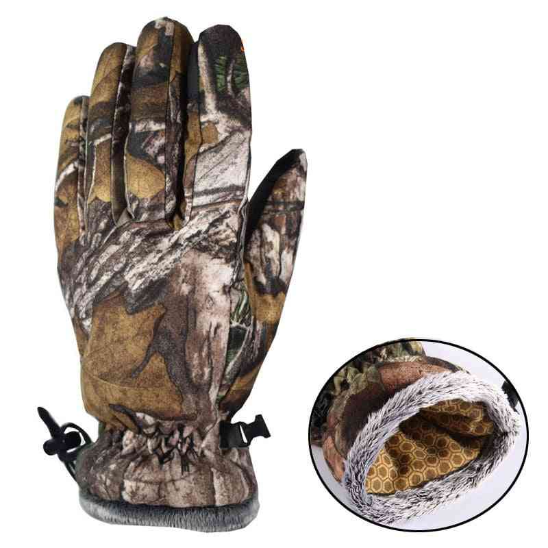 Winter Outdoor Bionic Camouflage Hunting Gloves