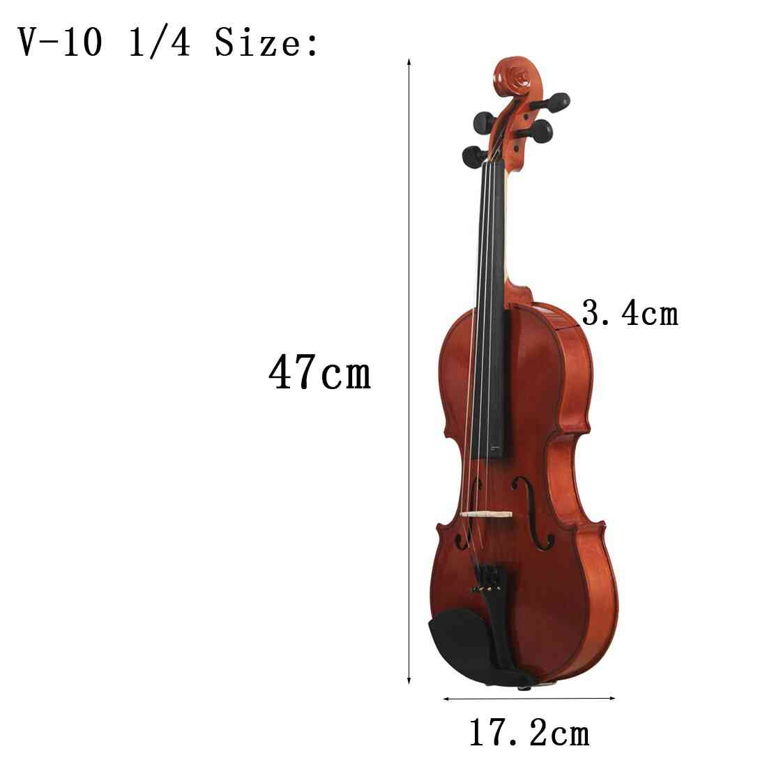 New All Wood Violin Solid Wood Popularization Violin