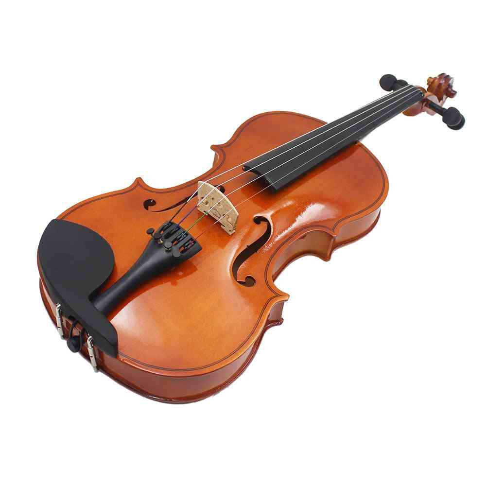 New All Wood Violin Solid Wood Popularization Violin