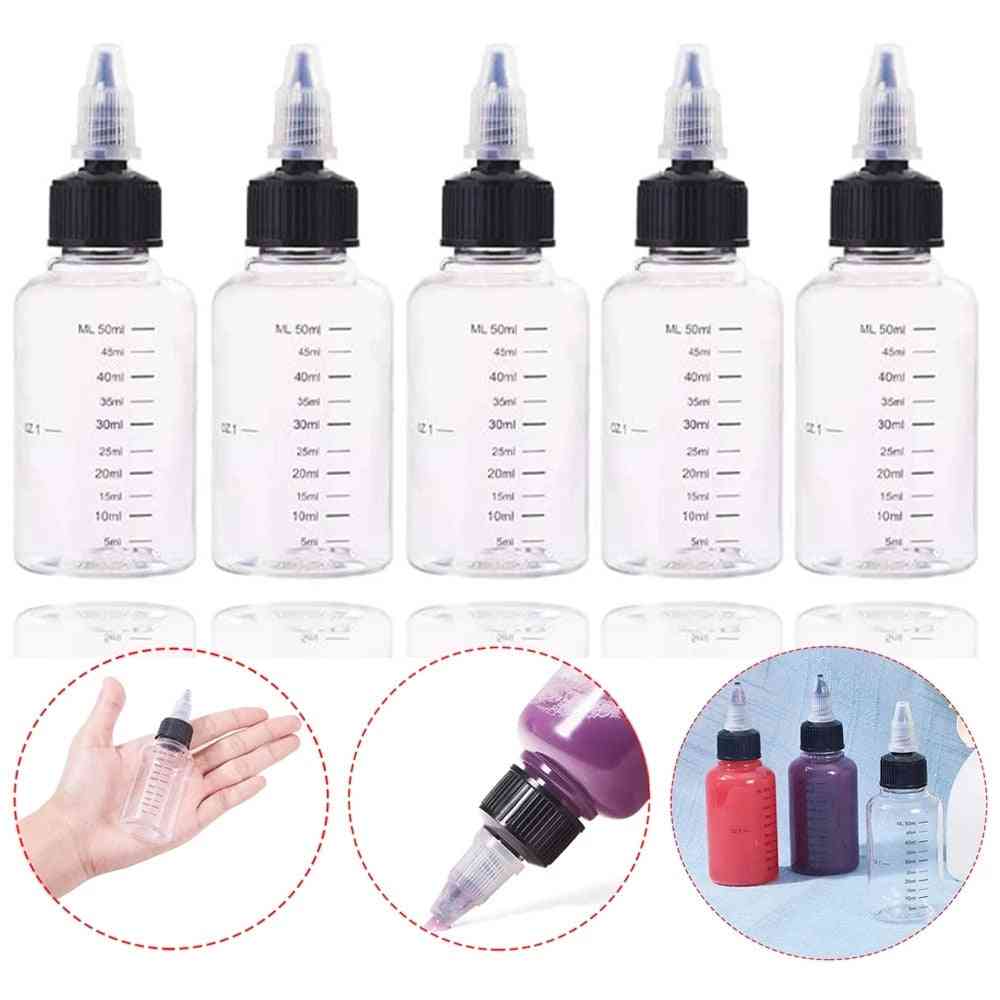 2022 New Pet Plastic Squeeze Bottle 5ml-250ml Dropper Bottles With Graduated Measurements For Kitchen Condiments Medical & Craft
