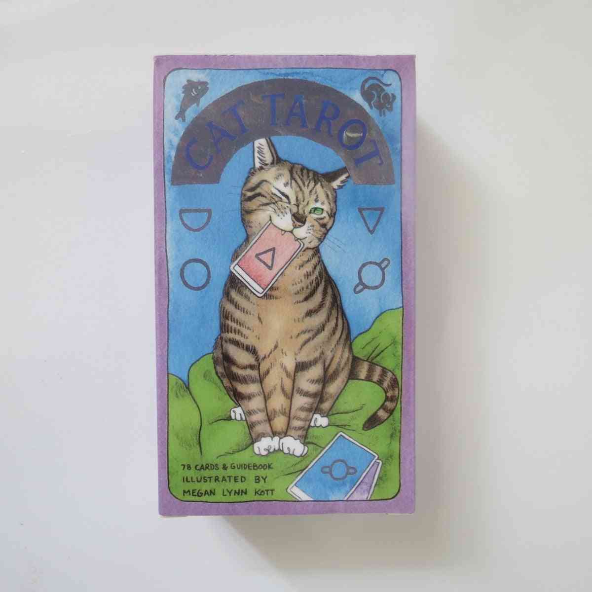 New Tarot Cards Oracles Deck Mysterious Divination Cat Tarot Deck For Women Girls Cards Game Board Game