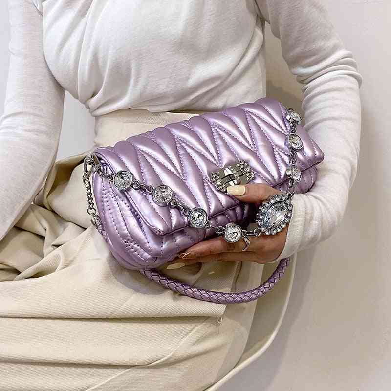 New Fashion Niche Design Diamond Lattice Premium Bag