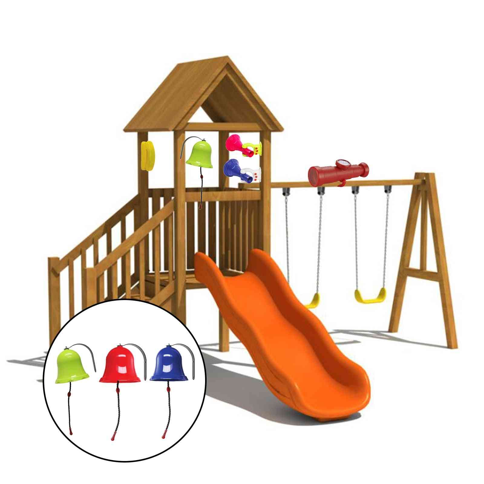 Playground Plastic Hanging Bell Swing Set