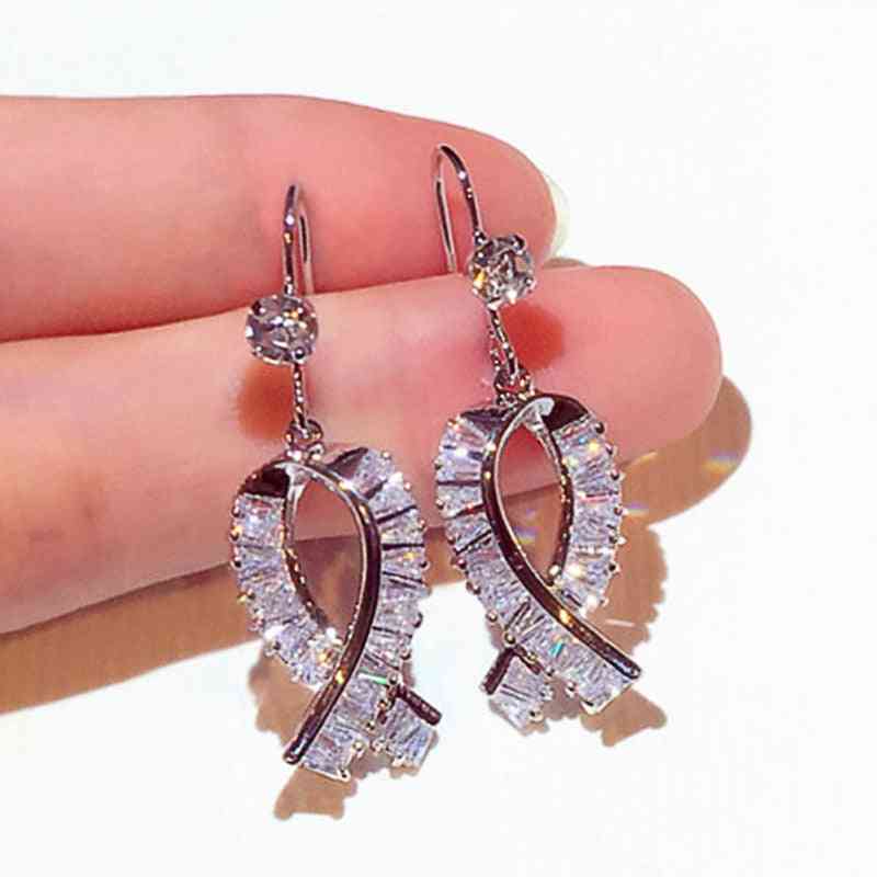 Fancy Cross Design Dangle Earrings Fashion Ear Accessories For Women