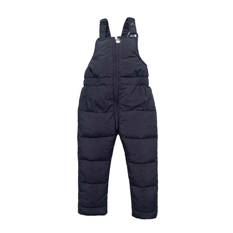 Winter Warm Overalls Autumn Thick Pants Baby Girl Jumpsuit
