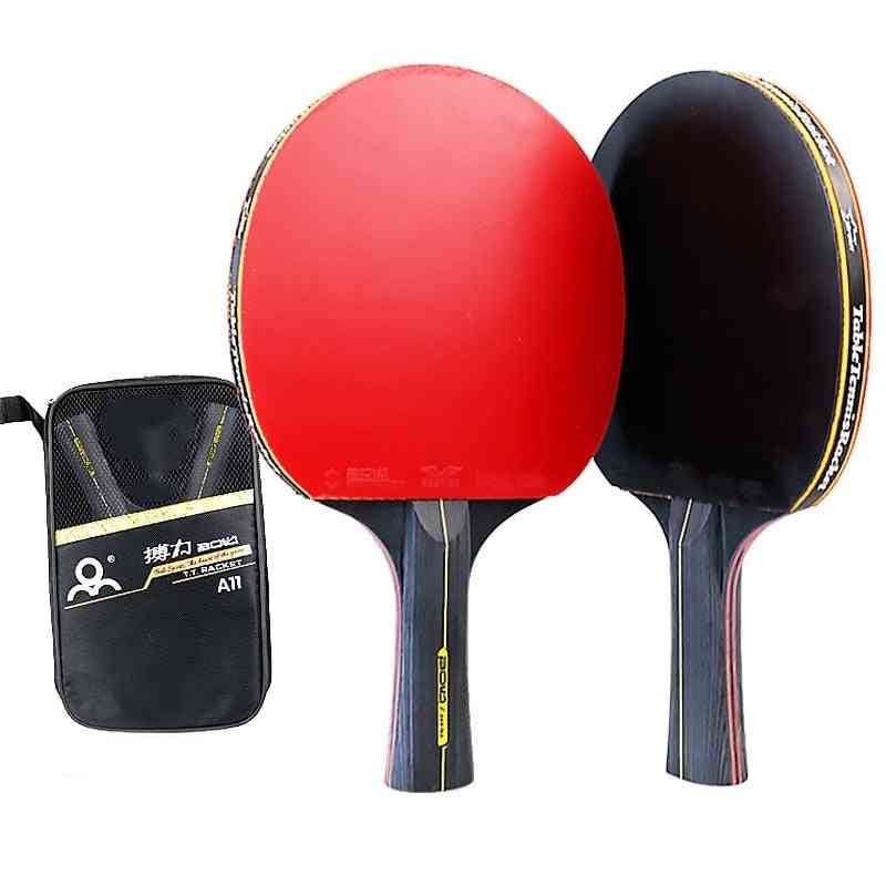 Professional 6 Star Ping Pong Racket With Bag