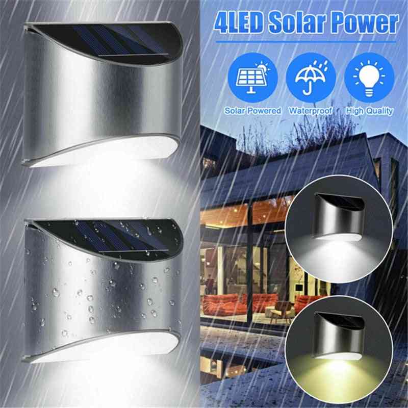 Outdoor Solar Wall Light Led Fence Step Lamp